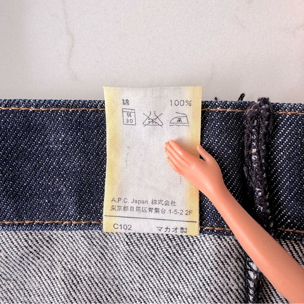 A.P.C. Denim Tote Bag - Picture 7 of 8